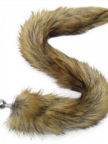 Plug anal com rabo de raposa